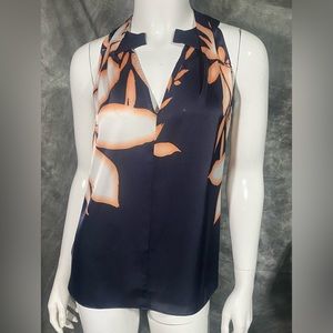 T Tahari Evette sleeveless blouse